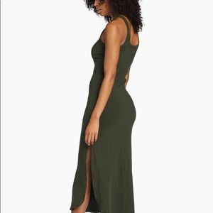 Vitamin A West Dress Olive Green XS